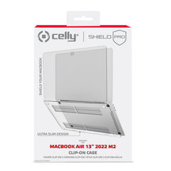 SHIELDAIR13M2 - Custodia rigida trasparente compatibile con MacBook Air 13" M2