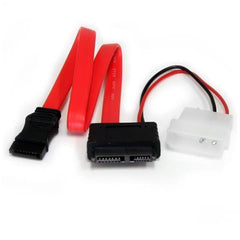 Adattatore cavo slimline SATA a SATA e alimentazione LP4 30,5 cm