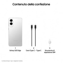 GALAXY S25 EDGE 12GB+256GB TITANIUM SILVER