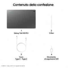 GALAXY TAB S10 FE+ 5G 8+128GB GRAY