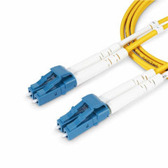 Cavo in fibra ottica duplex monomodale OS2 da LC a LC (UPC) da 10m, 9/125µm, 100G, Insensibile alla piegatura, Bassa perdita di inserzione, Cavo patch in fibra LSZH