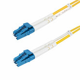 Cavo in fibra ottica duplex monomodale OS2 da LC a LC (UPC) da 7m, 9/125µm, 100G, Insensibile alla piegatura, Bassa perdita di inserzione, Cavo patch in fibra LSZH