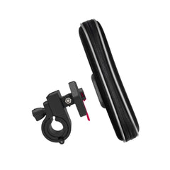SNAPFLEX – Supporto universale per bici e ebike, sistema modulare ad incastro, utilizzo manubrio, compatibile con smartphone fino a 6.9" dimensione display, finestra per touch