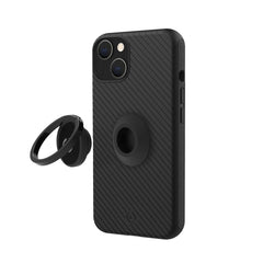 SNAPRING - Supporto universale ad anello per smartphone. fissaggio modulare ad incastro, anelo inclinabile fino a 180°, superficie metallica, adesivo 3M