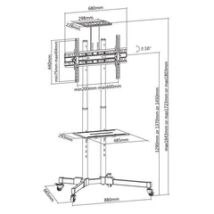 TV Stand 70 VCE-Shelf