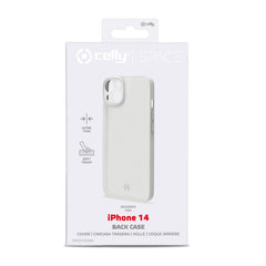 SPACE - Cover morbida super sottile in TPU colore bianco compatibile con Apple iPhone 14