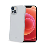SPACE - Cover morbida super sottile in TPU colore bianco compatibile con Apple iPhone 14 Plus
