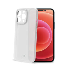 SPACE - Cover morbida super sottile in TPU colore bianco compatibile con Apple iPhone 14 Pro Max