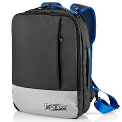 SPARCO - Zaino per laptop fino a 15.6", ideato per Gaming, design ergonomico, tre tasche, schienale imbottito, maniglia laterale, imbottitura interna