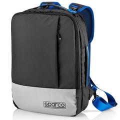 SPARCO - Zaino per laptop fino a 15.6", ideato per Gaming, design ergonomico, tre tasche, schienale imbottito, maniglia laterale, imbottitura interna
