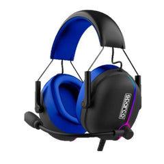 SPARCO - Cuffia a filo per Gaming, padiglioni imbottiti, archetto regolabile, microfono regolabile, controllo remoto, luci RGB