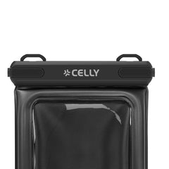 SPLASHBAGFL - Custodia impermeabile galleggiante per smartphone fino a 7.2", design trasparente, chiusura ermetica, laccio da collo integrato