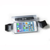 SPLASHBELT - Cintura elastica impermeabile compatibile con smartphone fino a 6.5" dimensione display, chiusura ermetica, certificato IPX8, doppia tasca interna