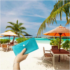 SPLASHWALLET - Custodia impermeabile compatibile con smartphone fino a 6.5" dimensione display, massima protezione da sabbia, creme, polvere e spruzzi d'acqua, certificazione IPX4