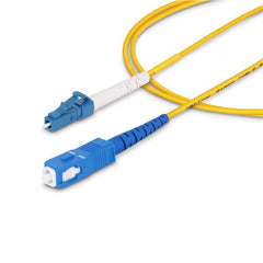 Cavo in fibra ottica simplex monomodale OS2 da LC a SC (UPC) da 2m, 9/125µm, 40G/100G, Insensibile alla piegatura, Bassa perdita di inserzione, Cavo patch in fibra LSZH