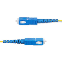 Cavo in fibra ottica simplex monomodale OS2 da SC a SC (UPC) da 30 m, 9/125µm, 40G/100G, Insensibile alla piegatura, Bassa perdita di inserzione, Cavo patch in fibra LSZH