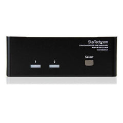 Switch KVM Dual DVI USB 2 port