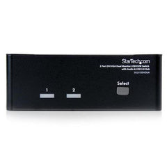 Switch KVM per doppio monitor (DVI+VGA) a 2 porte