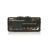 Switch KVM USB audio 4 porte