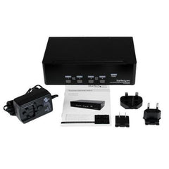 Switch KVM Dual DVI USB 4 port