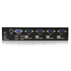 Switch KVM VGA USB hub 4 porte