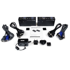 Extender KVM a doppio VGA USB via Cat5