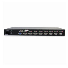 Switch KVM VGA USB a 8 porte montabile su rack con audio (cavi audio inclusi)