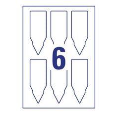 Cartellini ultraresistenti in plastica da 190µ, bordi lisci, formato 128x47mm