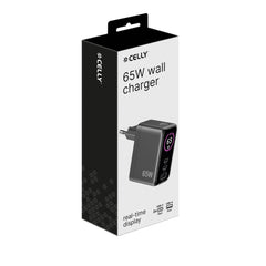 TCSCREEN2C1A65W - 65W GaN Wall Charger with integrated Screen G