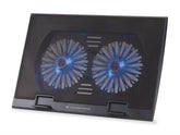 PAD DI RAFFREDDAMENTO x NOTEBOOK fino a 17", 2x USB, 2 VENTOLE