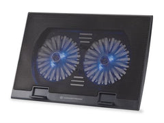 PAD DI RAFFREDDAMENTO x NOTEBOOK fino a 17", 2x USB, 2 VENTOLE
