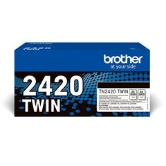 Bundle 2 Toner Nero Brother TN2420TWIN