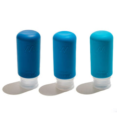MUITOMAS - Set flaconcini da viaggio blu ottanio