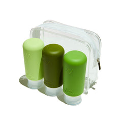 MUITOMAS - Set flaconcini da viaggio verde salvia
