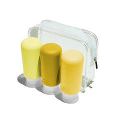 MUITOMAS - Set flaconcini da viaggio giallo
