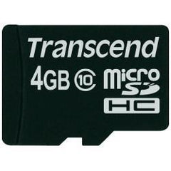 TS4GUSDC10 - microSD da 4GB, Classe 10