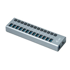 HUB USB-A 3.0 a 13 porte USB A + Alimentatore 60 W