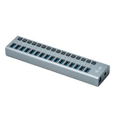 HUB USB-A 3.2 a 16 porte USB-A 3.2 gen 1, con alimentatore 90W