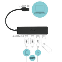 HUB USB-A a 4 Porte USB-A 3.2 Gen 1