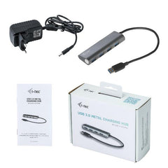 HUB USB-A 3.2 Metal a 4 Porte USB-A 3.2 Gen 1 - con alimentatatore