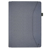 UNIFOLIOTAB11- Custodia universale a libro colore blu funzione stand con banda elastica di chiusura esterna compatibile con i Tablet fino a 11" dimensione display