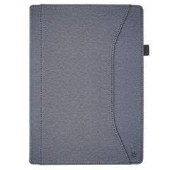 UNIFOLIOTAB11- Custodia universale a libro colore blu funzione stand con banda elastica di chiusura esterna compatibile con i Tablet fino a 11" dimensione display