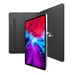 UNIMAGTAB - Custodia universale a libro di colore nero in pelle sintetica magnetica compatibile con i Tablet fino a 11" dimensione display