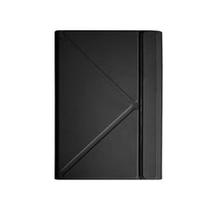 UNISTICKT13 - Custodia a libro in pelle sintetica con attacco Tablet tramite adesivo 3M di colore nero compatibile con Tablet fino a 13" dimensione display