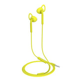 UP400ACT - Auricolare a filo stereo con jack 3,5mm a goccia, remote control e microfono integrato, comodi archetti, lunghezza cavo 1.2 mt, studiato per lo sport