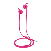 UP400ACT - Auricolare a filo stereo con jack 3,5mm a goccia, remote control e microfono integrato, comodi archetti, lunghezza cavo 1.2 mt, studiato per lo sport