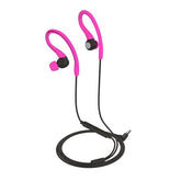 UP700ACT - Auricolare a filo stereo IN-EAR con jack 3,5mm, cavo tondo, remote control e microfono integrato, comodi archetti, lunghezza cavo 1.2 mt, studiato per lo sport