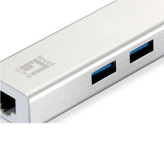 LEVELONE USB-0503 - ADATTATORE DI RETE USB GIGABIT+ HUB 3-PORTE USB 3.0