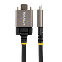Cavo USB-C con viti di bloccaggio laterali da 1m - Cavo da USB-C a USB- C certificato USB-IF 10Gbps - Cavo USB-C 3.1/3.2 Gen 2 - 100W (5A) PD - Supporta DP Alt Mode - Cavo dati e d