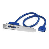 Pannello USB 3.0 a 2 porte USB-A